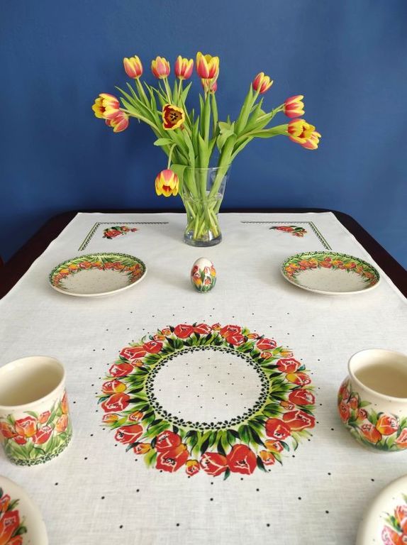 Kopia - Tablecloth - Eye Flower K2 120 x 190 cm (1)