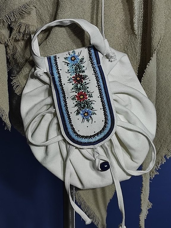 Kopia - Handbag / Cosmetic bag - Gerberas - white (1)