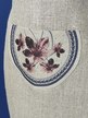 Apron - Plum blossom - mesh linen (2)