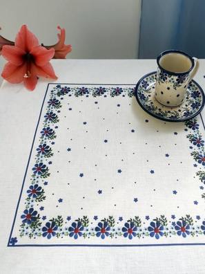 Tablecloth - Anne's flowers - 90 x 90 cm